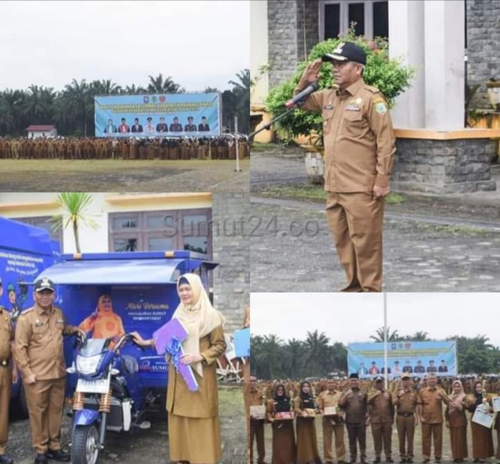 Plt Bupati Palas Pimpin Apel Gabungan ASN dan Non ASN Jelang Purna Tugas,