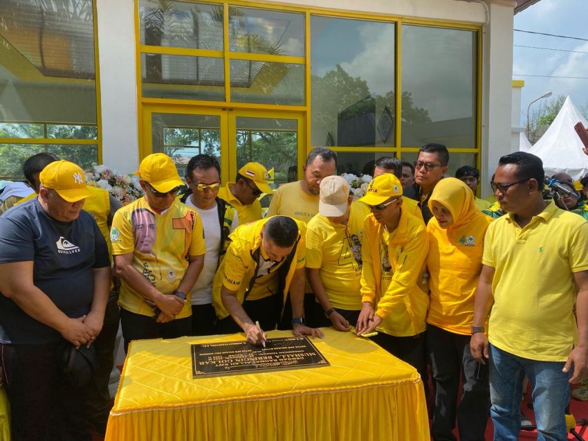 Musa Rajekshah Resmikan Mushalla Beringin Golkar Deli Serdang