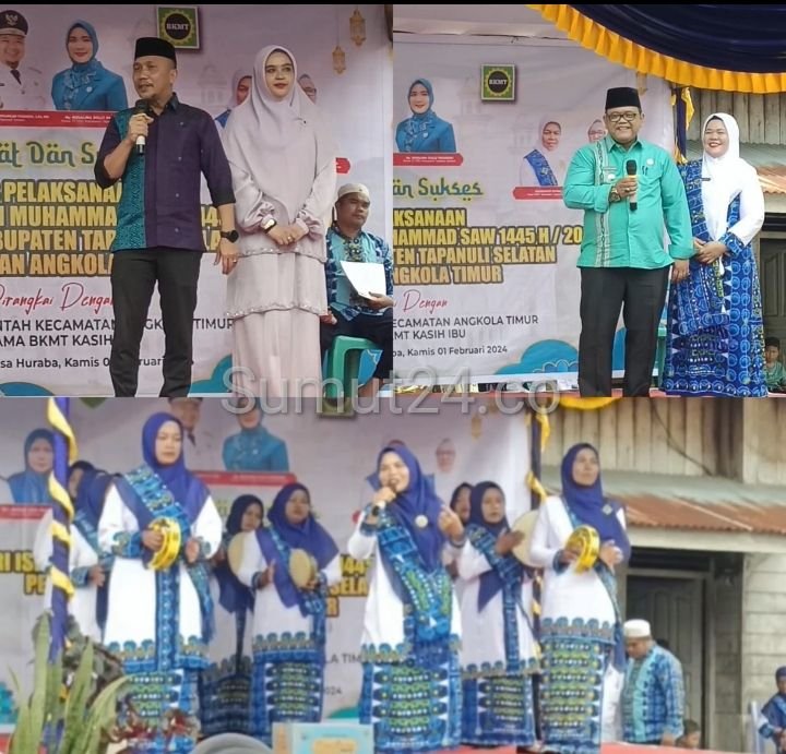 Ribuan Anggota Pengajian Hadir di Safari Rihlah Isra' Mi'raj Nabi Muhammad Saw di Angkola Timur Tapsel, Ini Pesan Bupati Dolly Pasaribu