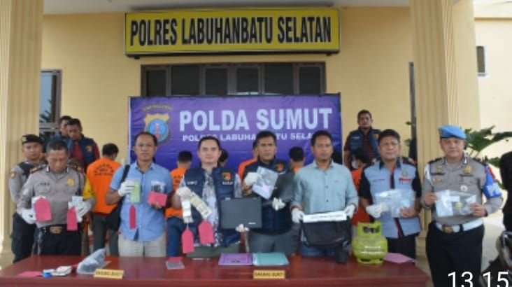 Polres Labusel Ungkap Kasus Curat, Cabul dan KDRT, Belasan Tersangka Diringkus