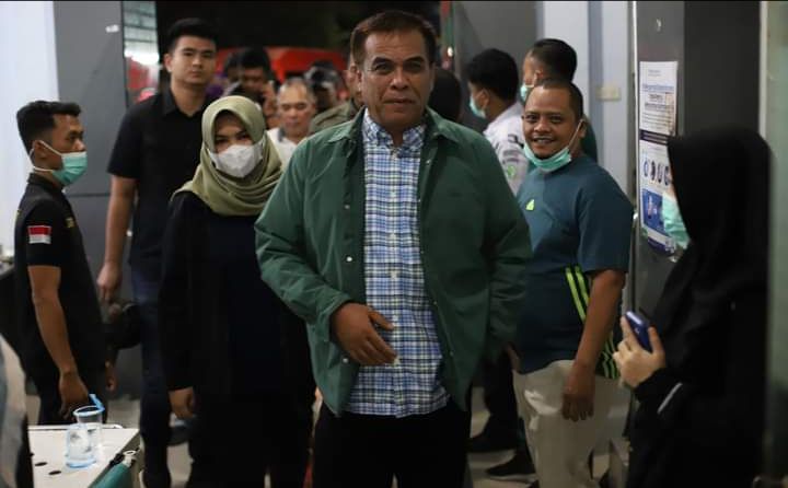 Bupati Sukhairi Nasution dan Wabup Melihat Kondisi Warga Diduga Terpapar Gas H2S Sorik Merapi Madina