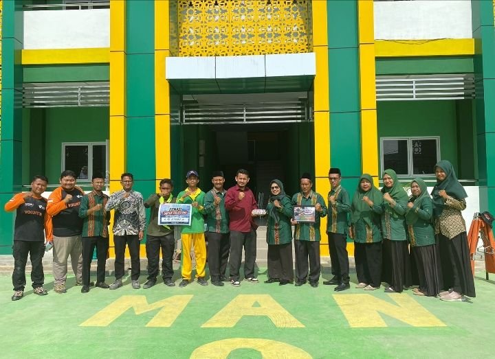 MAN 2 Langkat Gelar Mitigasi Bencana Sembari Donasi Untuk Palestina