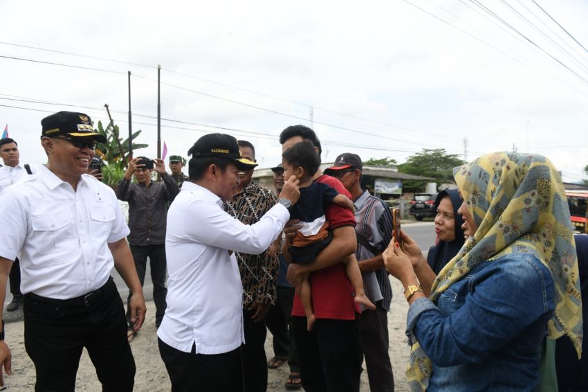 Tinjau TPS Kabupaten dan Kota, Pj Gubernur Sumut Ajak Masyarakat Bersama-sama Kawal Pemilu 2024