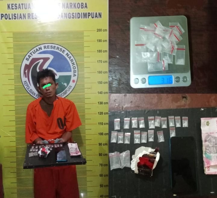 18 Klip Sabu Diamankan Polres Padangsidimpuan