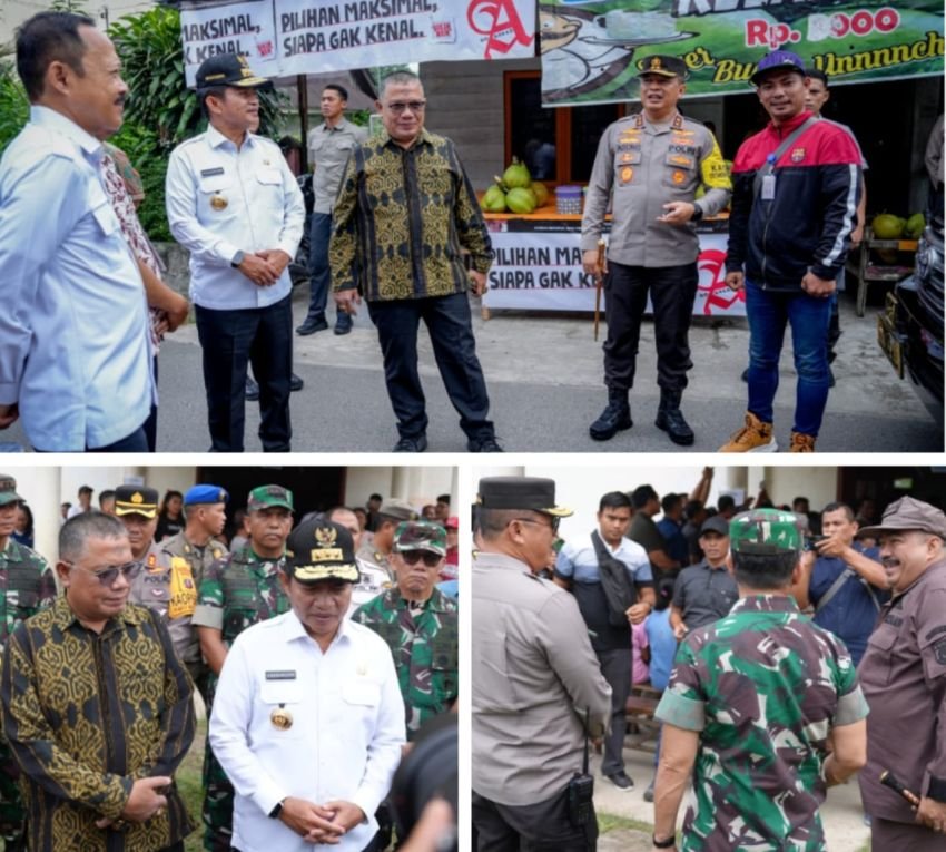 Kapolda Sumut Tinjau TPS Pastikan Pemungutan Suara Aman
