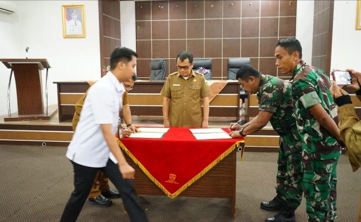 Penandatanganan Kerjasama Antar Dinas Pertanian dan Kodim 0309 Solok
