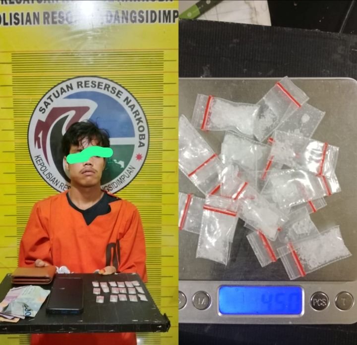 Pengedar Sabu Diringkus Polres Padangsidimpuan, Barbut 17 Paket