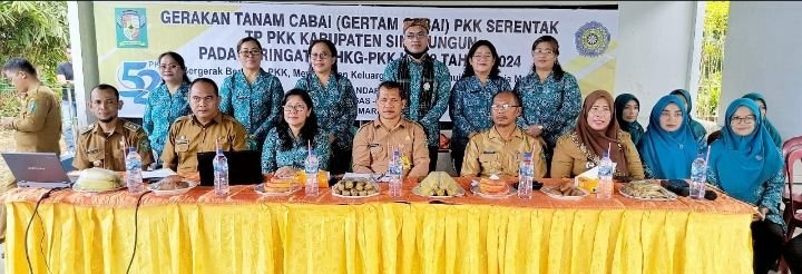 Dalam Rangka HKG PKK Ke-52, TP PKK Ikut Gertam Cabai Serentak Nasional