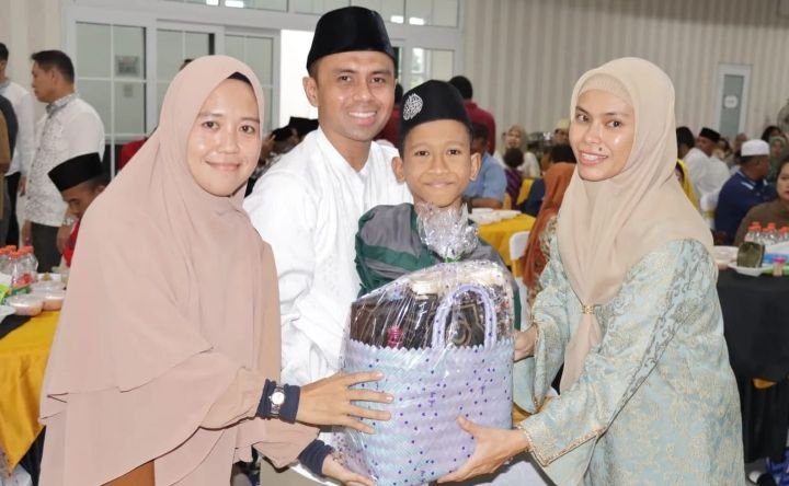 Kapolres Asahan Menerima Kunjungan Hafidz Cilik Nasional Tegar Setiawan