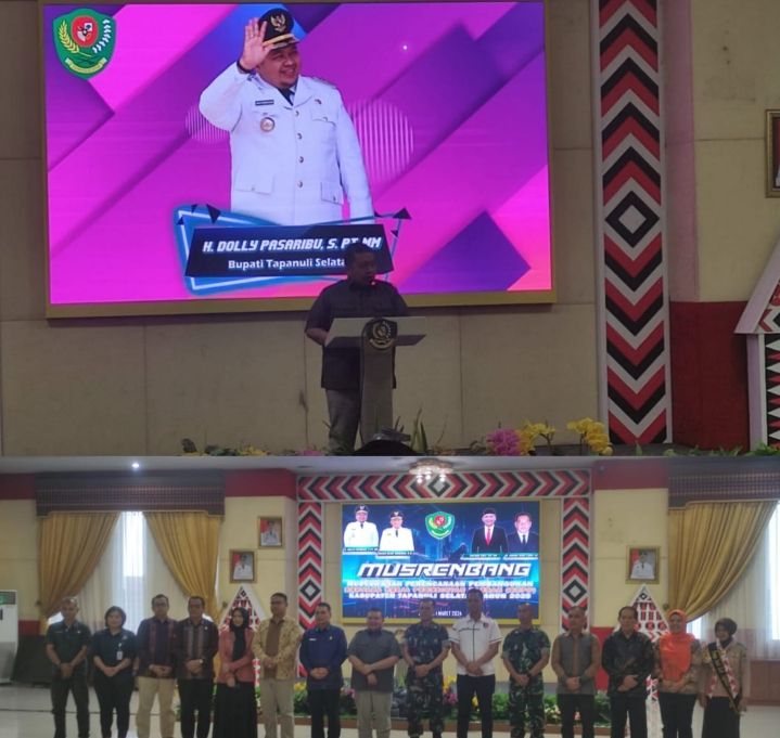 Musrenbang RKPD 2025 Tapsel makin PD, Bupati Dolly Pasaribu Apresiasi Kolaborasi yang Terjalin