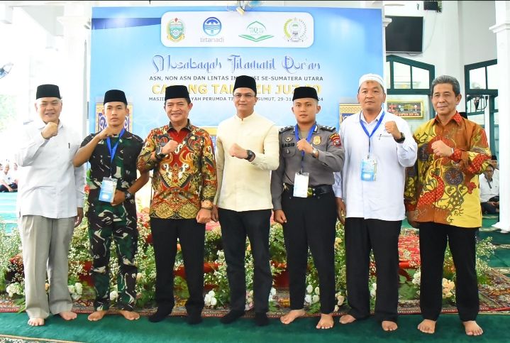 Pj Gubsu Buka MTQ ASN Non ASN Lintas Instansi se Sumut Perumda Tirtanadi Jadi Tuan Rumah