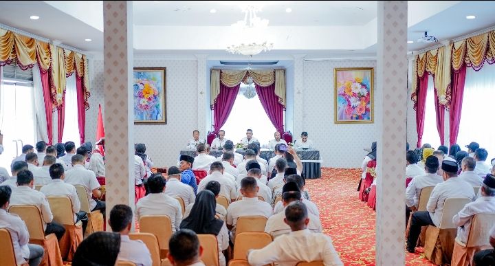 Bupati Solok Beserta Jajaran lakukan Rapat Koordinasi Pemerintahan Nagari se-Kabupaten Solok