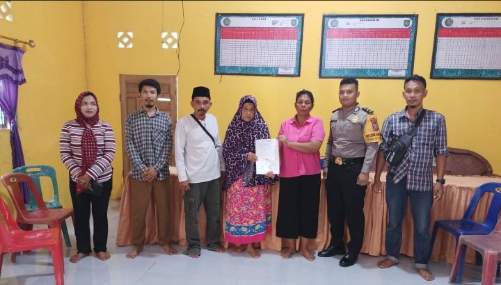 Bhabinkamtibmas Polres Asahan Menjadi Penengah Tindak Pidana Penganiayaan