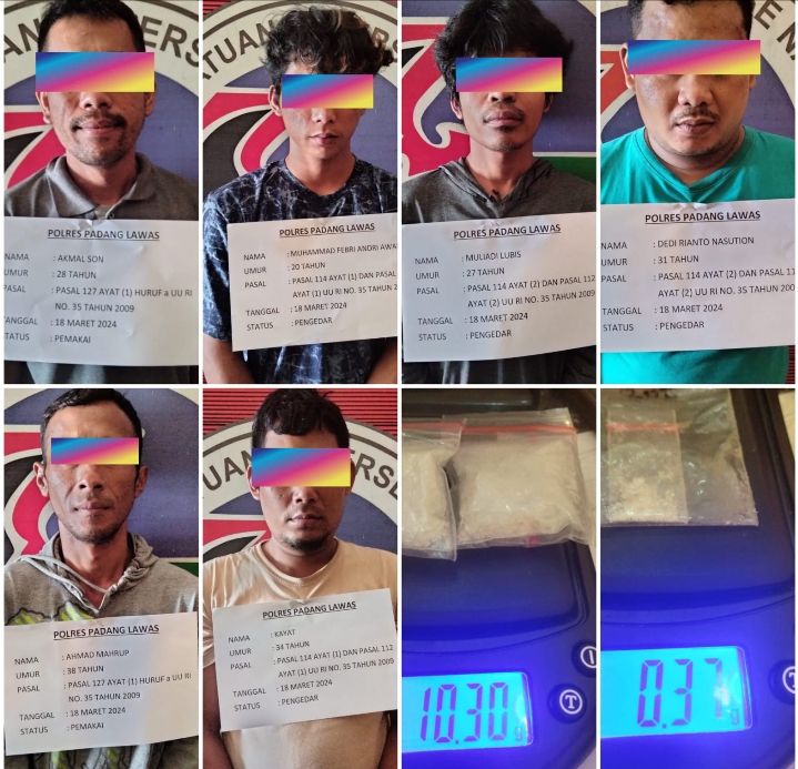 Sat Narkoba Polres Palas Tangkap Pengedar Narkoba,10.30 Gram Sabu Disita, Ini keterangan AKBP Diari Astetika