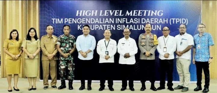 Wakil Bupati Simalungun Hadiri Rapat HLM TPID