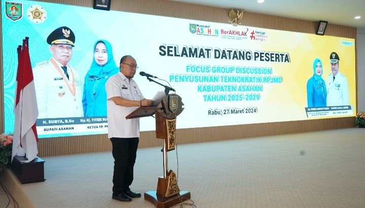 Sekda Asahan Buka FGD RPJMD Kabupaten Asahan