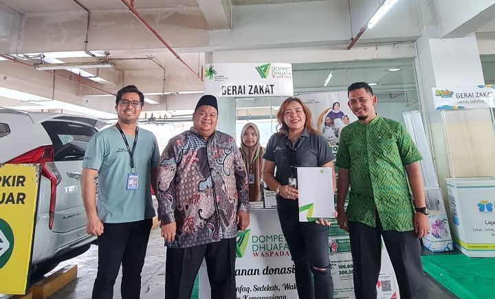 Plaza Medan Fair Sediakan Gerai Zakat Dompet Dhuafa Waspada Selama Ramadhan