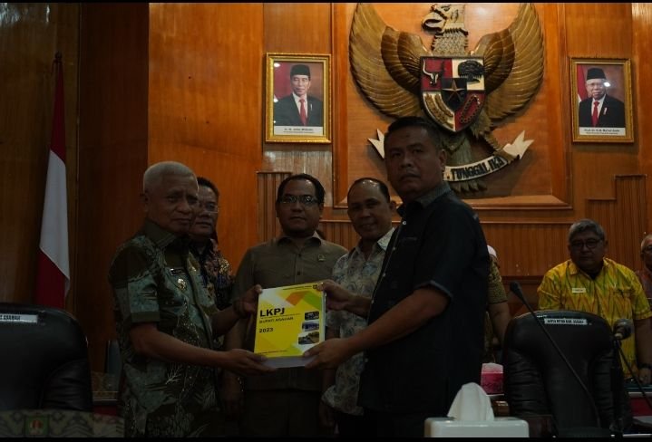 Bupati Asahan Sampaikan LKPJ Tahun Anggaran 2023