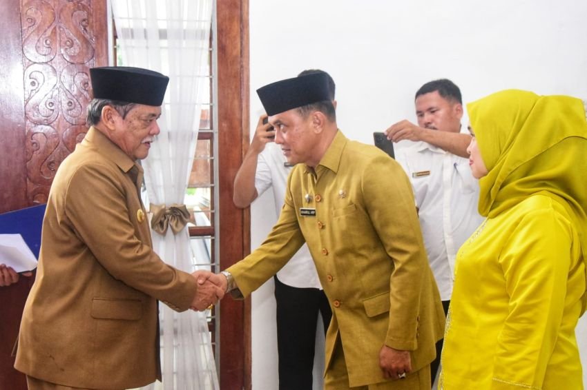 Bupati Lantik Tujuh Pejabat Tinggi Pratama dan Administrator Lingkup Pemerintah Kabupaten Deli Serdang.