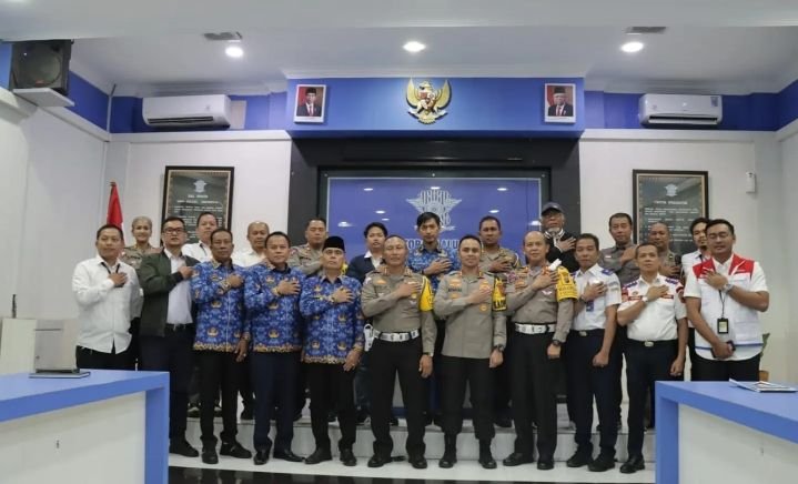 Kapolres Asahan Hadiri Rapat Koordinasi di Ditlantas Polda Sumut Mengenai Dampak Lalu Lintas Operasional Pintu Tol Kisaran Jelang OPS Ketupat Toba 202