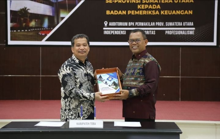 Pemkab Toba Serahkan LKPD TA 2023 Unaudited Kepada BPK RI