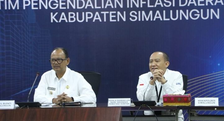 Wakil Bupati Simalungun Hadiri Rapat HLM TPID