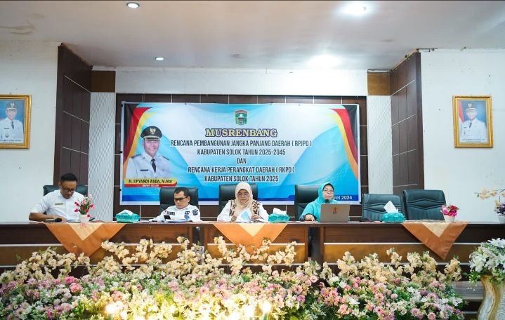 Musrenbang untuk RPJPD Kabupaten Solok tahun 2025 - 2045 sekaligus untuk RKPD Kabupaten Solok tahun 2025