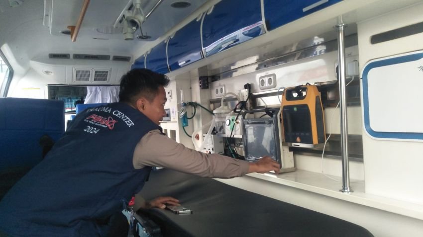 Polda Sumut Siagakan 3 Ambulans Bagi Atlet Alami Kecelakaan F1 Powerboat