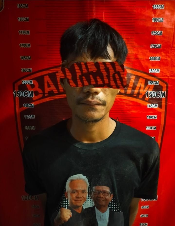 Polsek Dolok Masihul Ringkus Dua pria terduga pengedar narkoba saat duduk nunggu pembeli