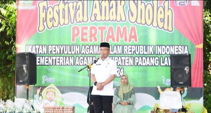 Arpan Nasution Tutup Festival Anak Soleh Inpari Kemenag Kabupaten Palas
