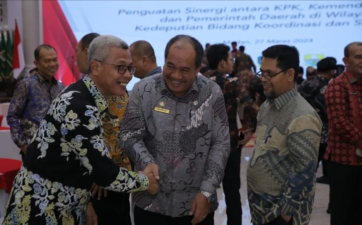 Wabup Asahan Ikuti Rakor Penguatan Sinergi Antar KPK dengan Kemendagri, BPKP dan Pemerintah Daerah