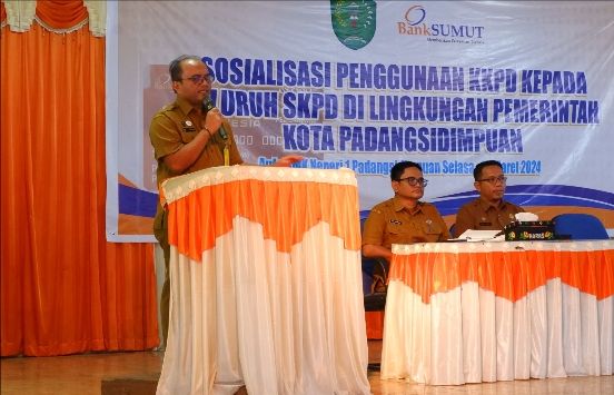 Pj Walikota Letnan Dalimunthe buka Sosialisasi PT Bank Sumut Penggunaan KKPD Dihadiri  SKPD Pemko Padangsidimpuan