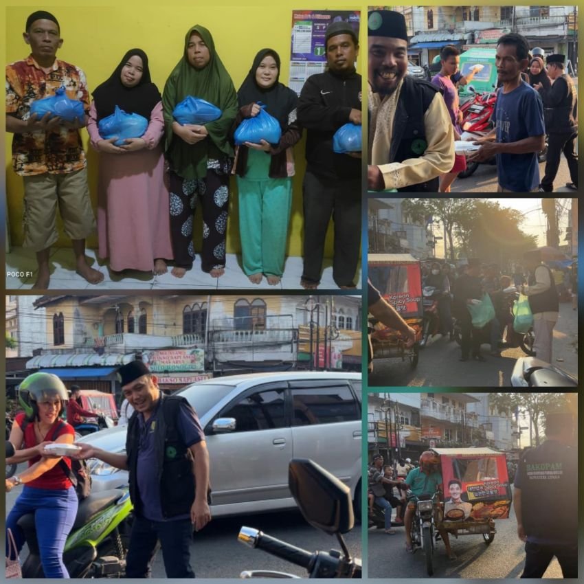 Ramadhan ke 6, Bakopam Sumut Kembali Bagikan Makanan Berbuka dan Takjil Kepada Masyarakat