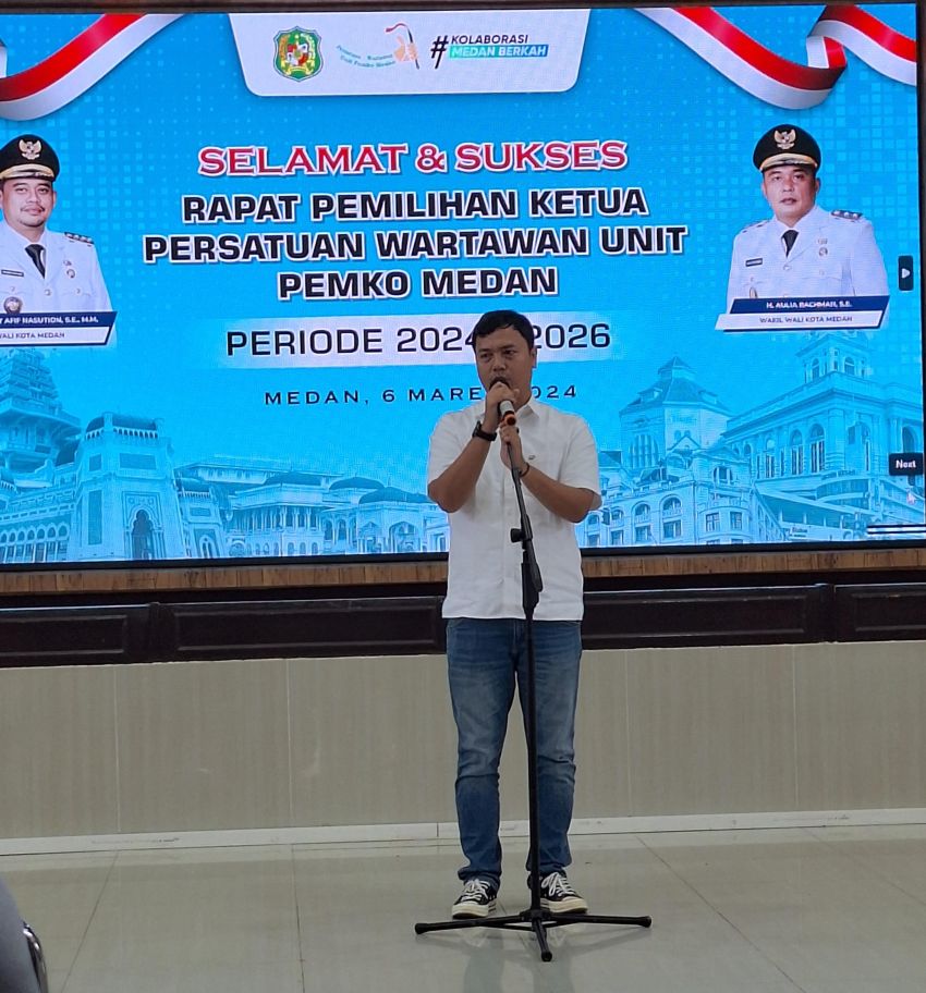 Saifullah Defaza Terpilih Kembali Menjadi Koordinator Wartawan Pemko Medan