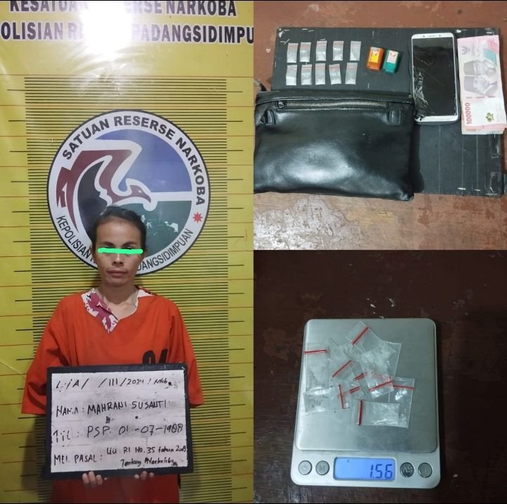 Waduhh.. Seorang Wanita Ditangkap Polres Padangsidimpuan, Ini Keterangan AKBP Dudung Setyawan
