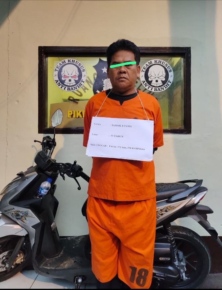 Satu Tersangka Penipuan atau Penggelapan Sepeda Motor Diamankan Polres Padangsidimpuan,