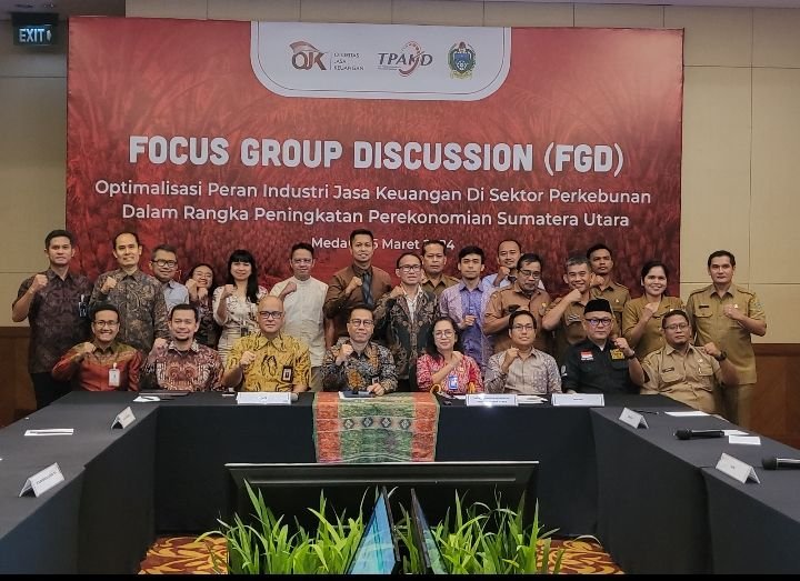 OJK Sumut Gelar FGD Bahas Peran Perbankan dalam Mengembangkan Sektor Kelapa Sawit