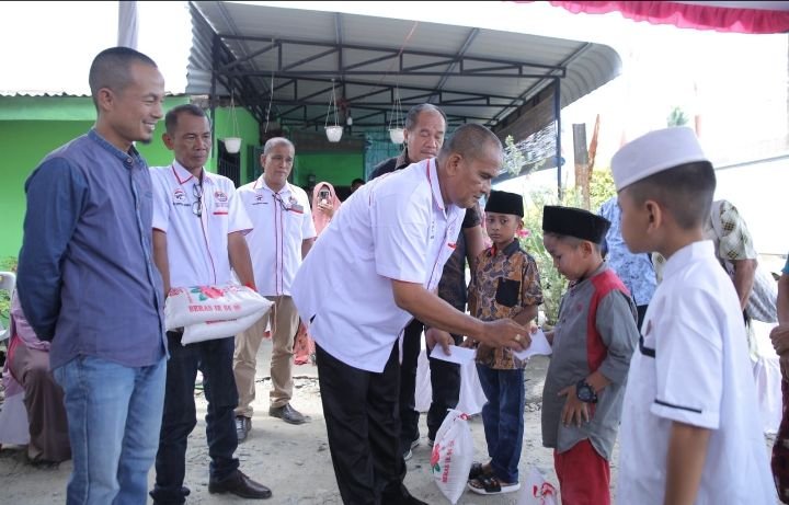 DPD IWO Indonesia Asahan Gelar Bhakti Sosial dan Halal Bihalal