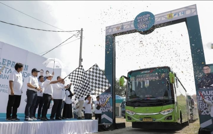 1000 Pemudik Sumut Diberangkatkan Melalui Program Mudik Asyik Bersama PLN
