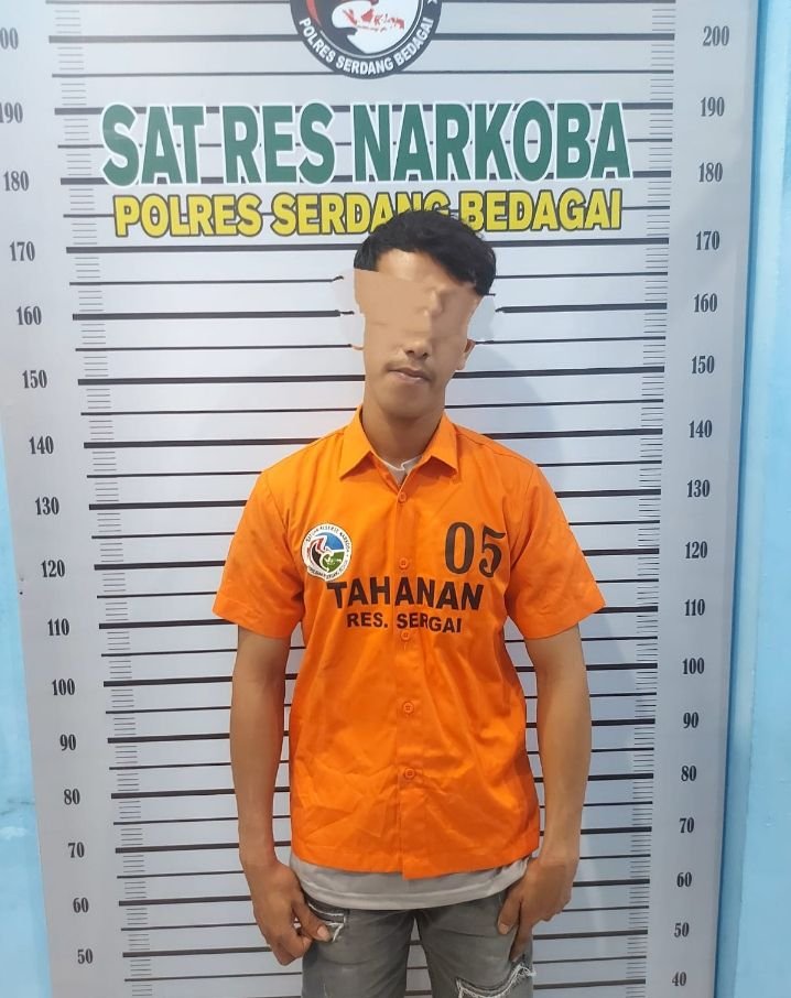 Satnarkoba Polres Sergai Amankan Pengedar Ekstasi Warga Deli Serdang Saat Beraksi di Kota Perbaungan