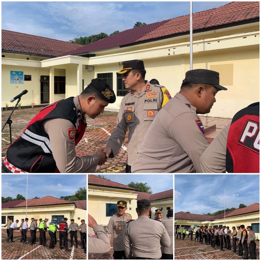Usai Apel Pagi, Kapolres Pakpak Bharat Gelar Halal Bihalal Bersama Anggota