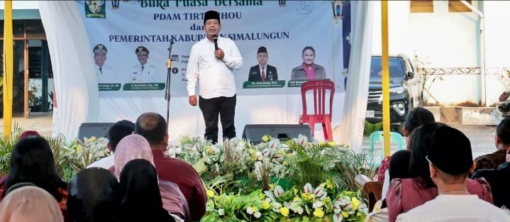 Bupati Simalungun Hadiri Acara Buka Puasa Bersama Diigelar PDAM Tirta Lihou