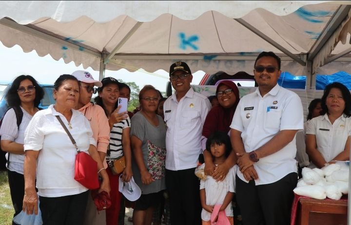 2 Ton Beras Tersaji di Pasar Murah Balige