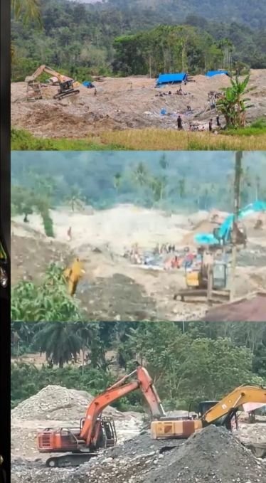 Pak Kapoldasu..! PETI di Kotanopan Madina Makin Menggila, Masyarakat Harapkan Tindakan Tegas Mengingat Forkopimda Bungkam