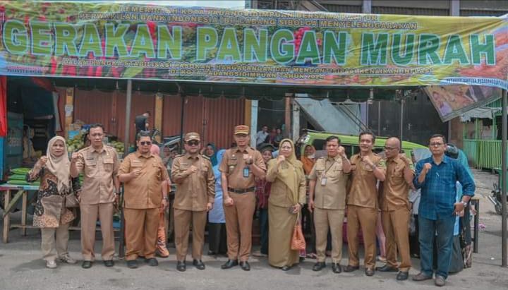 Pemkot Padangsidimpuan Gelar GPM, Pj Walikota Letnan Dalimunthe : Menjaga sitabilitas Harga Pangan