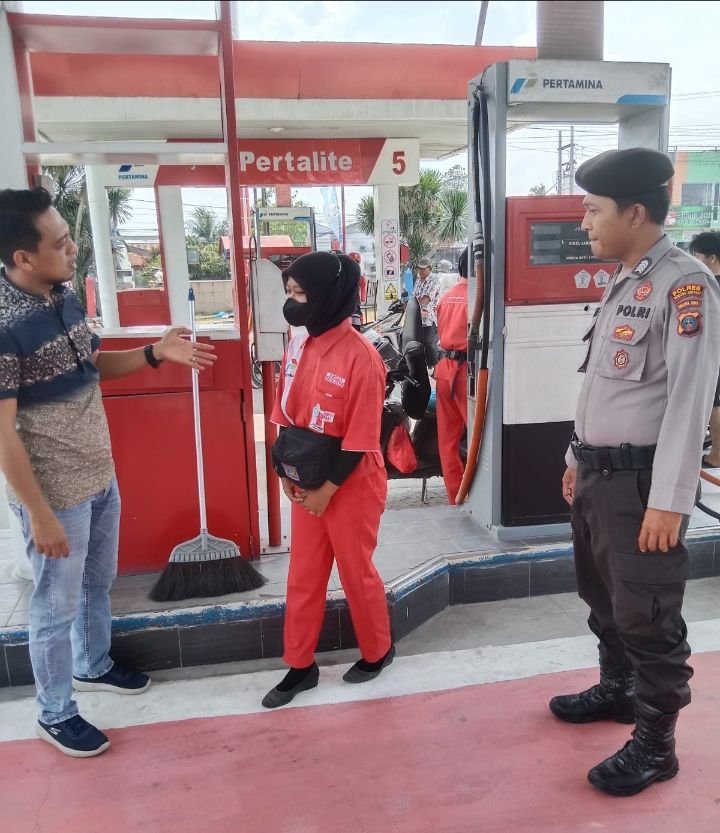 Polres Sergai Cek SPBU di Jalinsum Sergai