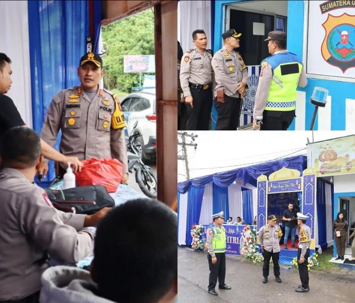 AKBP Dudung Setyawan Pimpin Pengecekan Pos Yan 1 dan 2 Pam Padangsidimpuan