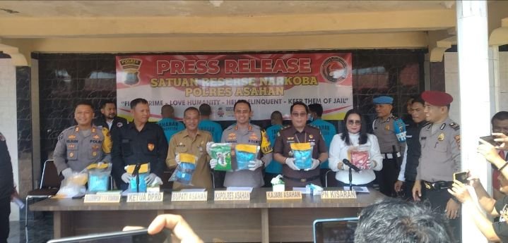 Kapolres Asahan Ungkap 4 Kasus Narkoba Jaringan Internasional