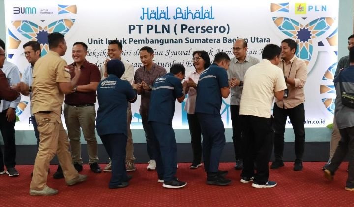 Tingkatkan Silaturahmi Sesama Pegawai dan TAD, PLN UIP SBU Gelar Halal Bihalal