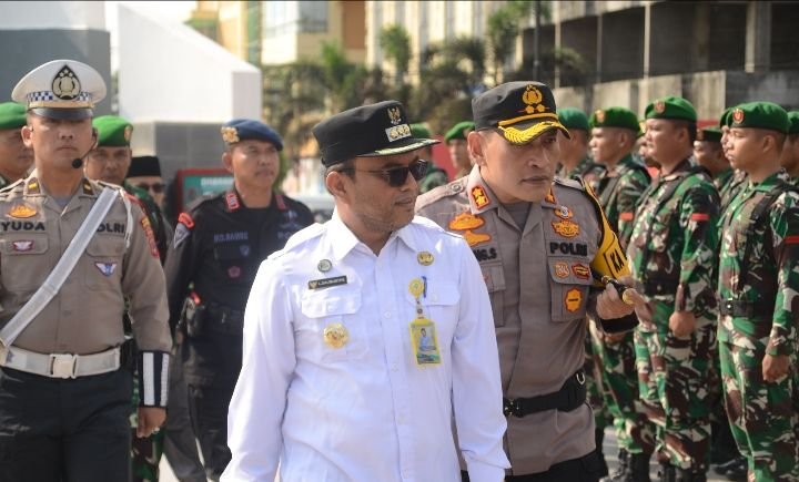 Pj Walikota Padangsidimpuan Pimpin Apel Pasukan Ketupat Toba 2024